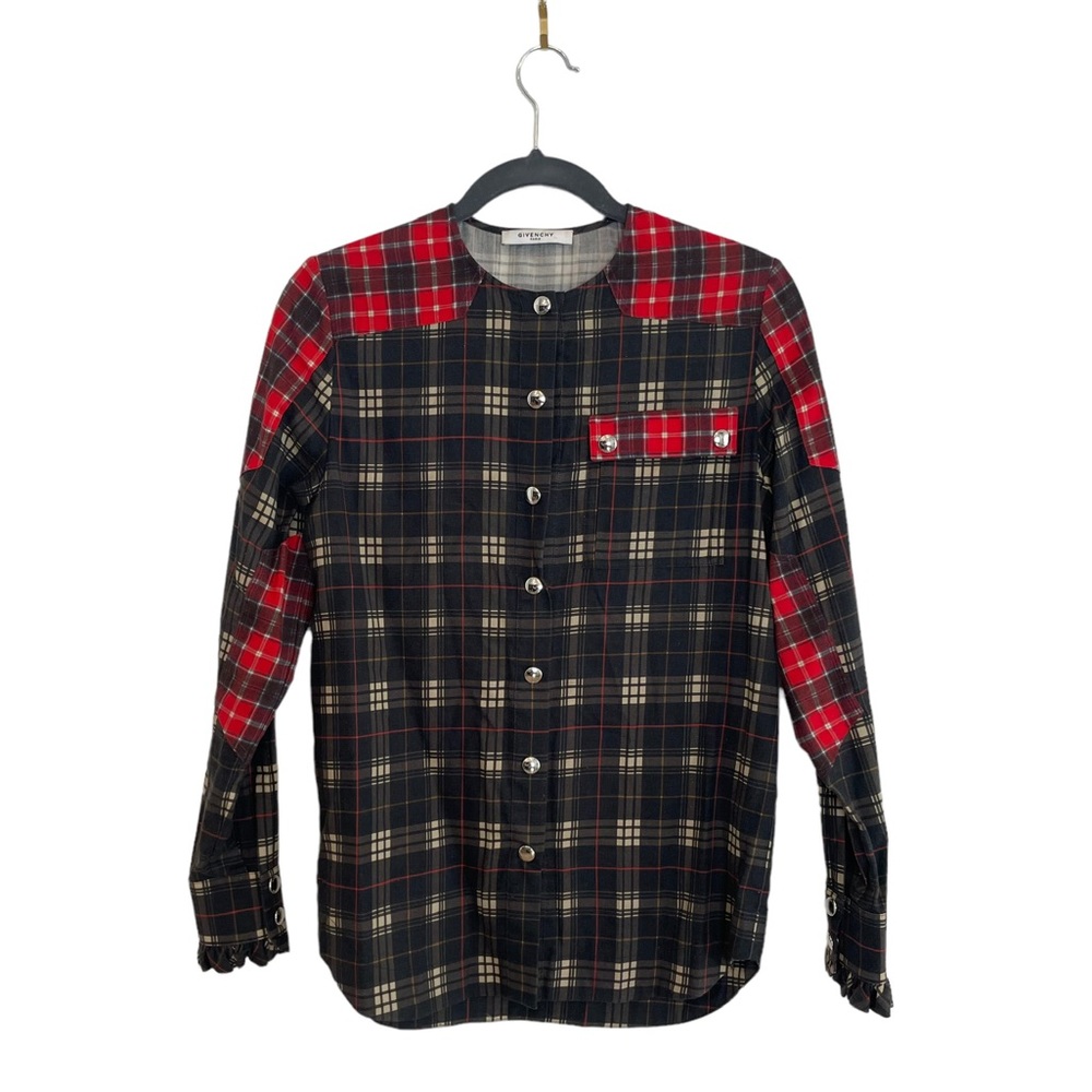Givenchy Plaid Button Down